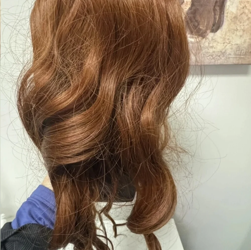 Auburn Wig Long Wavy Curly 24